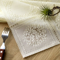 Table cloth Water proof and oil proof wash-in fabric Rectangular household coffee table tablecloth pvc table mat ins anti-hot tablecloth