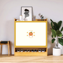 (Leather) cupboard shielded curtain magic sticker kitchen cupboard window Debris Shade waterproof and dust-proof cloth curtain