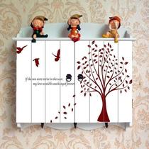 Manufacturers pastoral style meter box white meter box wall hanging autumn tree meter box electric gate cover box