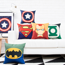 American superhero cartoon comic Pillow sofa cushion car waist headboard back cushion decorative pillow