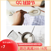 Spot ins Simple sponge Cup brush can replace long handle wash cup kitchen brush glass cleaning brush