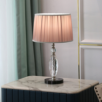 2022 New Romantic Atmosphere Master Bedroom Sleep Bedside Wedding Pink Table Lamp Light Extravagant Wedding house Headlights Modern