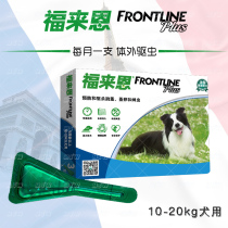 Forcome pooch in vitro deworming drops with single application 10-20kg Medium dog exorcimer flea flea eggs