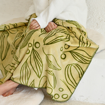 CASTLE GARDEN IMITATION WATER MINK SUEDE TRIANGULAR NEEDLE PRINTED BABY BOY BLANKET COVER KNEECAP BLANKETS GUATAO FRUITS LI