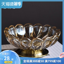 Creative home decoration Bedroom melon and fruit plate European fruit basin Dried fruit plate ashtray with table ashtray