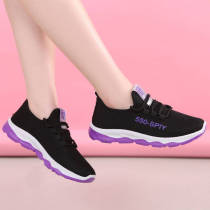 2019 new old Beijing cloth shoes women's shoes fashion Joker non-slip sneakers flat casual middle-aged mother shoes