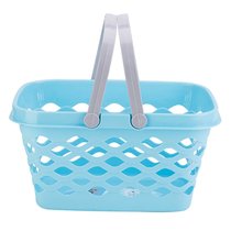 Bathroom plastic woven storage basket Small basket Bath portable basket Rectangular bath basket Buy vegetable blue bath basket
