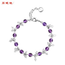 iSTONE stone charm broadcast natural agate bracelet female fashion jewelry Valentines Day gift