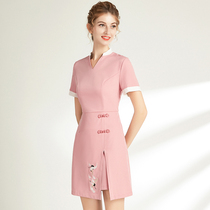 Tangyue 2021 New foot bath technician work clothes women skirt pants beauty salon beautician pedicure health dress