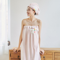 Bath towel Women summer can wear can be wrapped towel bath bath towel household cotton absorbent quick-drying without hair drop bath skirt 2021 New