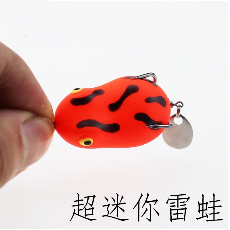 Mini Thunder Frog Luja Hollow Thunder Frog Good Quality MUSTAD Blood Tank Hook Thai Style Modified Frog Retrofit Thunder Frog