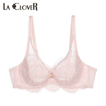 (3pcs 20% off)LACLOVER Lan Ka Wen love Champs series red embroidery thin cup bra LC13CX2