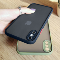 Suitable for Apple x phone case lens all inclusive iphonex transparent xsmax ultra-thin matte xr all-inclusive anti-drop 2021 new X limited edition XMAX female male iphone creation