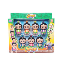 Gourd baby toy deformable brother outfit Movable doll Full set Gourd brother suit Seven brothers doll large size