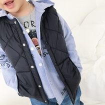 Cat Know Autumn Winter New Light Thin Childrens Down Cotton Waistcoat Small Boy Girl Girl Baby Cotton Vest