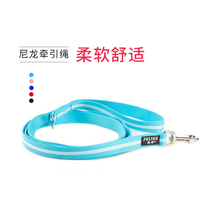 Julius k9 nylon leash golden hair teddy dog rope dog chain small large and medium-sized dogs imported pet supplies