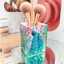 Desktop acrylic pen holder Creative decoration pen holder pen box Fashion storage box Makeup brush storage bucket Office stationery