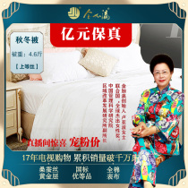 Jin Jiaying 100% excellent mulberry silk quilt core double white cotton table cloth Autumn and winter quilt four seasons quilt
