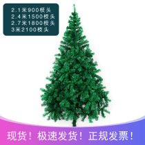 Spot Christmas tree iron tripod encrypted large PVC frame tree naked tree custom mall Christmas scene layout