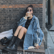 Denim Jacket Woman Loose Korean Version Bf Wind 2021 Spring Autumn New Casual Baseball Suit Retro Port Taste Thin Blouse