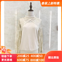 (Rui JY) 22C008 RJ21008 2022 new fashion brief Lace Little Shirts Spring womens clothing 319