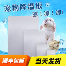 Pet Cooling Supplies Summer Heat Dissipation Plate Aluminum Sheet Ice Mat Rabbit Mat Cold Mat Ice Bed Dragon Cat Hamster Sunstroke supplies