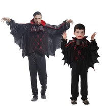 Christmas Costume Adult COS Mens Clothing Children Bat Vampire Clothes Suit Performance Costumes