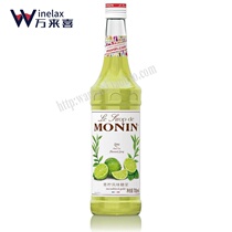 Morin MONIN GREEN LEMON SYRUP 700ml FRUIT DEW GLASS BOTTLE COFFEE COCKTAIL JUICE DRINK