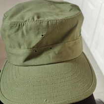 New GM big eaves flat top middle-aged travel summer military green 87 old hat green cap