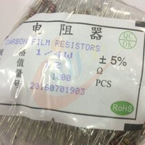 1 4W 0 25W Accuracy 1% 9 1R 10R 11R 12R Ohm color ring plug-in metal resistance