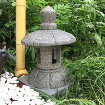 Stone lantern Garden Chinese garden lamp ornaments Hotel Antique stone carving Stone lamp Japanese garden Zen landscape Outdoor