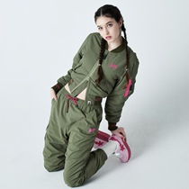 (Domestic Spot) Snow State Sauces Bape Womens Olai Small Lightning Star Bunch Foot Long Pants Sports Pants