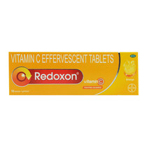 Vitamins C effervescent tablets 10 tablets orange flavor