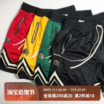 Summer thin mesh sports shorts male brothers running basketball training breathable muscle male fitness five-point pants