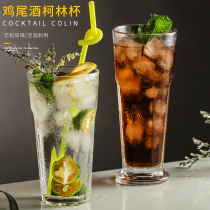 Thickened Colin Cup Gibraltar Cup Octagonal Cup Restaurant Heat-Resistant Lemon Tea Cup ins Glass Water Cup Cold Drinking Cup