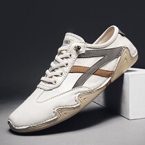 Amazon mens shoes octopus leather fashion peas shoes mens Korean version all-match casual shoes soft bottom driving shoes flat bottom