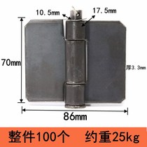 Welded iron hinge Welded hinge Electric welded hinge Big iron door lotus leaf 3 inch hinge Car hinge