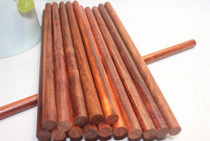 Zambia blood sandalwood small leaf red sandalwood round stick material carving handle material mahogany round stick wooden stick drum stick material