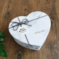 Peach heart-shaped gift box Empty box Valentines Day lipstick love gift gift packaging box Exquisite birthday gift box