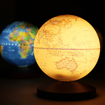 jeancard Taiwan music box Music box Globe rotating small lamp luminous student children birthday gift
