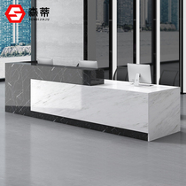 Company reception desk Creative cashier Training institution Welcome service Bar desk Hotel non-baking paint