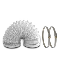 Pipe ceiling ventilation fan custom aluminum foil smoke pipe diameter 10cm length 15 meters(single shot does not need to be shipped with the goods