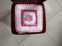 diy pure handmade Mandala three-dimensional flower cushion wool hook sofa cushion home floor cushion seat cushion seat cushion