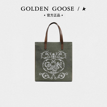 Golden Goose Girls Package California Bag Heart-shaped Print Exposure Single Shoulder Handheld Tote Bag