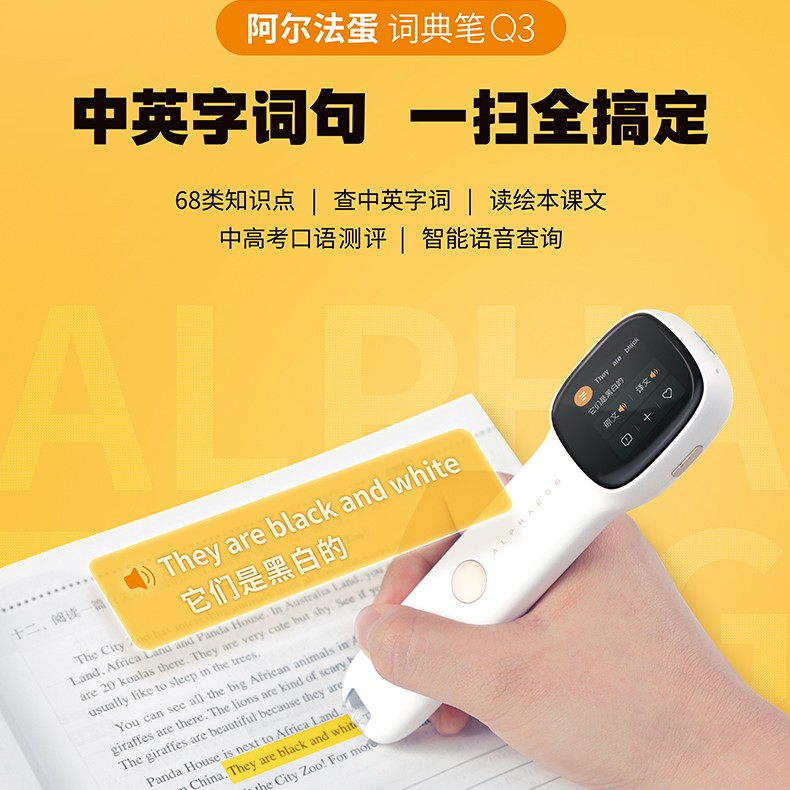 Alpha Egg Dictionary Pen Q3 English teacher recommends good things for you