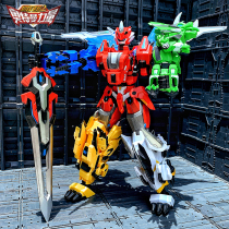 Steel Flying Dragon 2 Dragon Soul Awakens Transforming Toy Car Robot Super Large Hand-run Model Genuine Dinosaur Boy 8