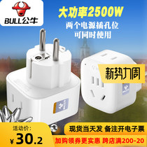  Bull conversion plug Latvia Lithuania Moldova socket converter Eastern Europe travel Germany European standard