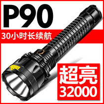 Strong light flashlight large capacity Searchlight long range super bright spotlight usb charging tactical xenon long battery life