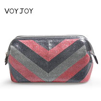 VOYJOY European and American fashion cosmetic bag Women large capacity portable travel storage bag waterproof bath bag wash bag lady