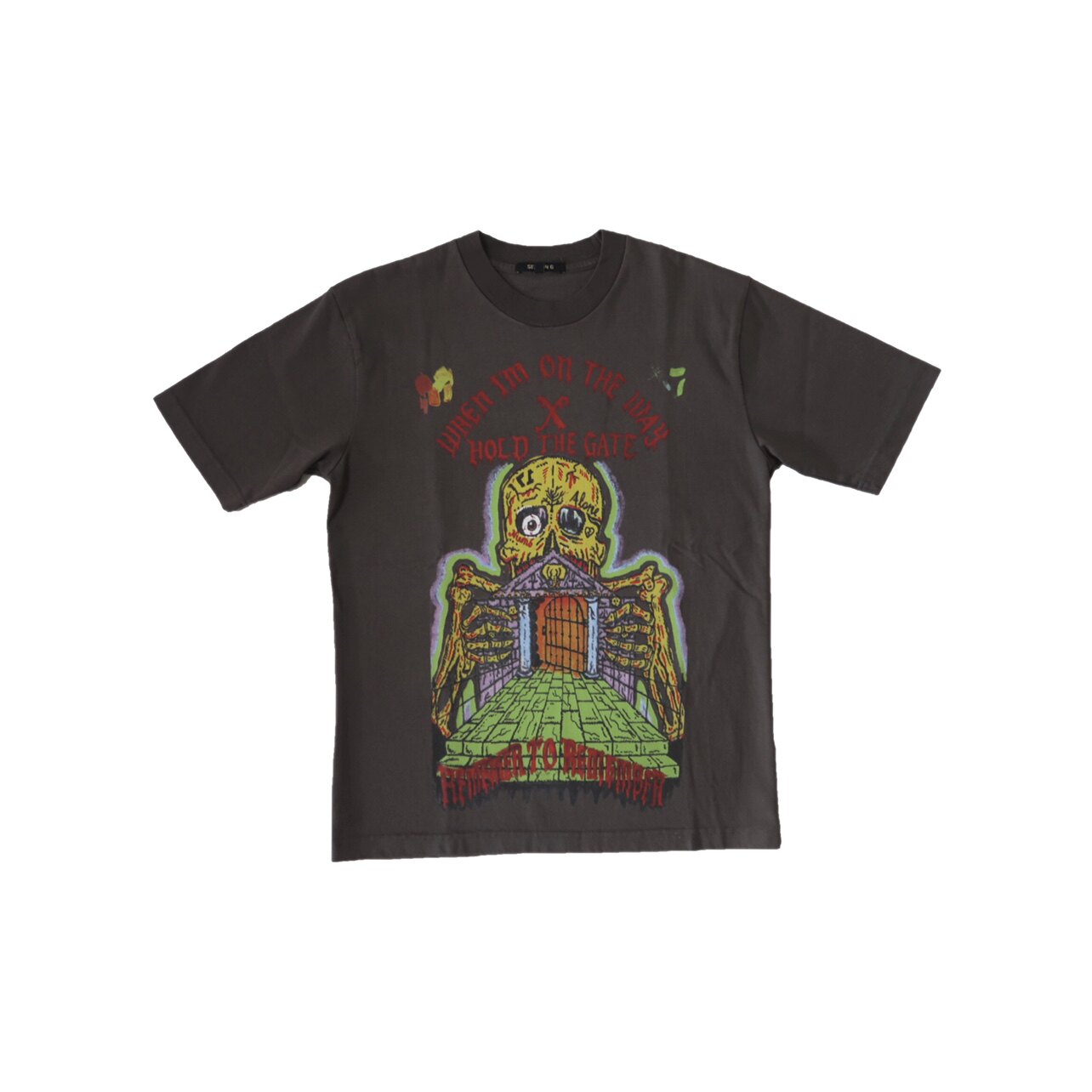 Альбом Канье 6 сезона граффити Винтажный прилив красоты ретро мойка случайный короткий рукав Футболка свободный, Others / Other 